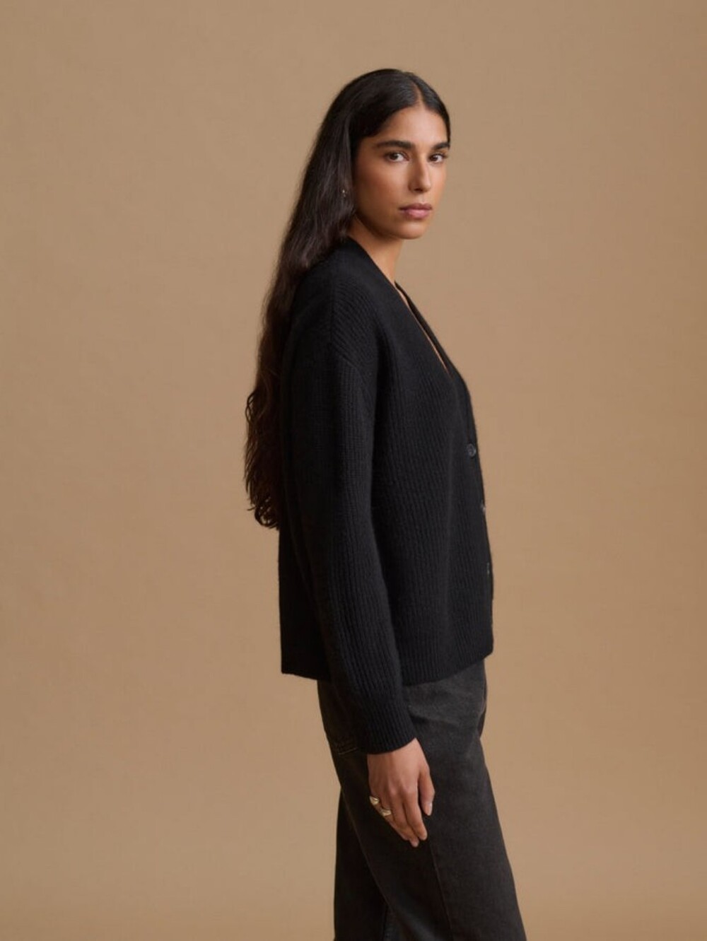 Jenni Kayne Cropped Cashmere Cocoon Cardigan - Picture 4 of 6